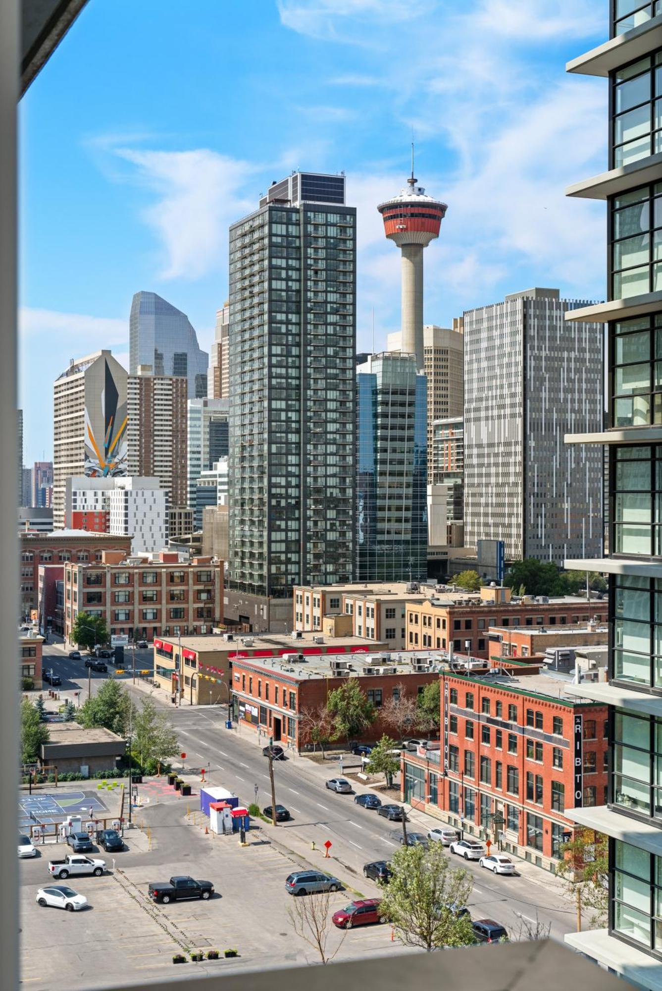 Modern Suite Calgary Downtown 5 Min Walk Stampede Exterior foto